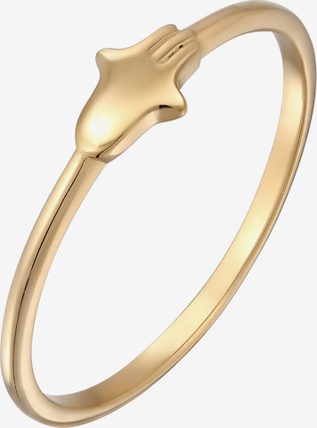 ELLI Ring 'Fatima' in Gold: Vorderseite