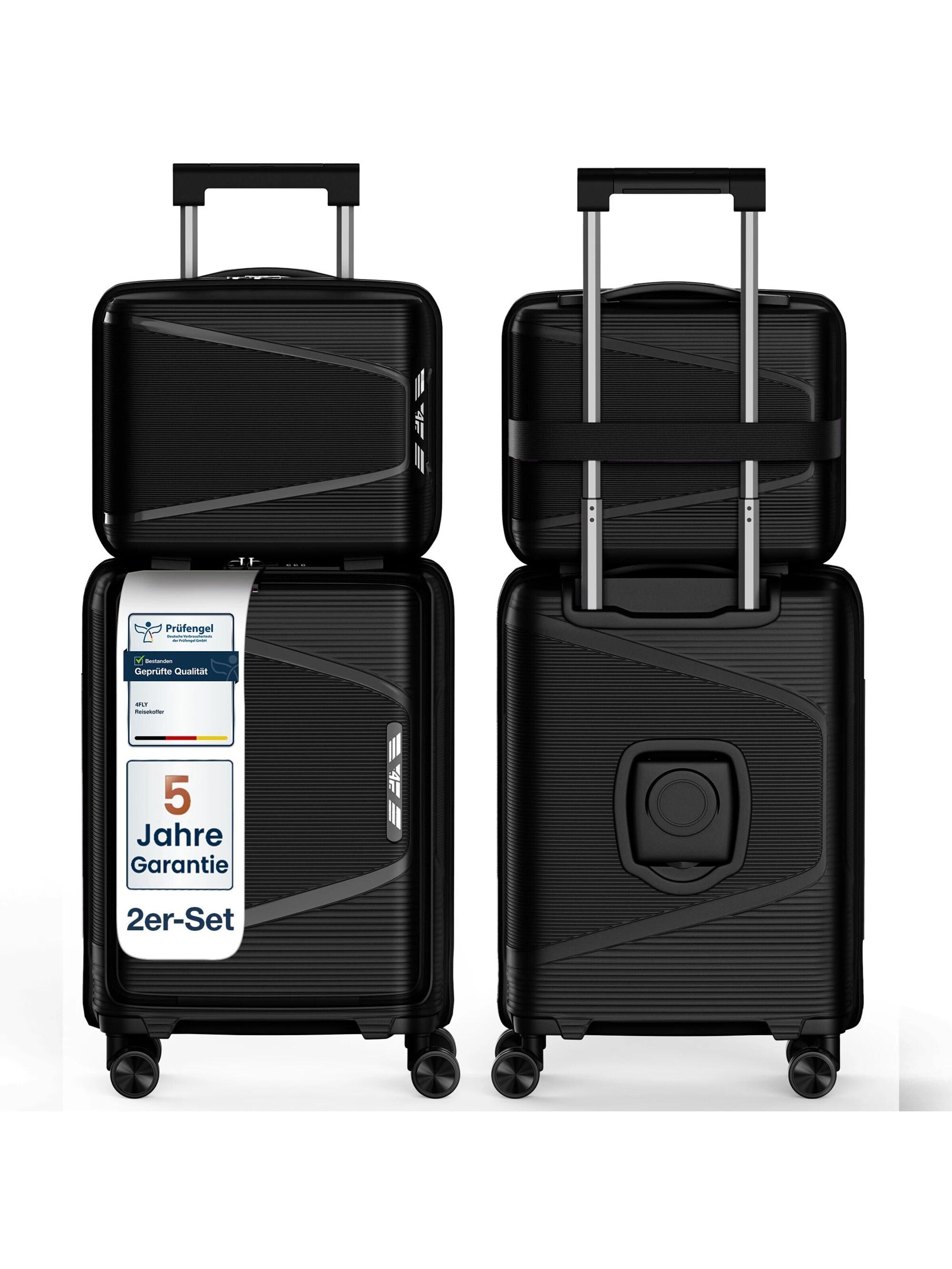 4FLY Suitcase Set 'Linea Lux' in Black