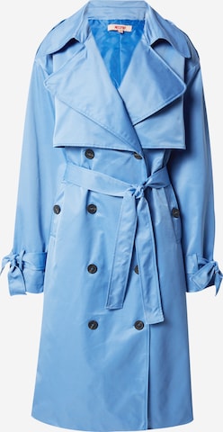 Misspap Ανοιξιάτικο και φθινοπωρινό παλτό σε μπλε: μπροστά