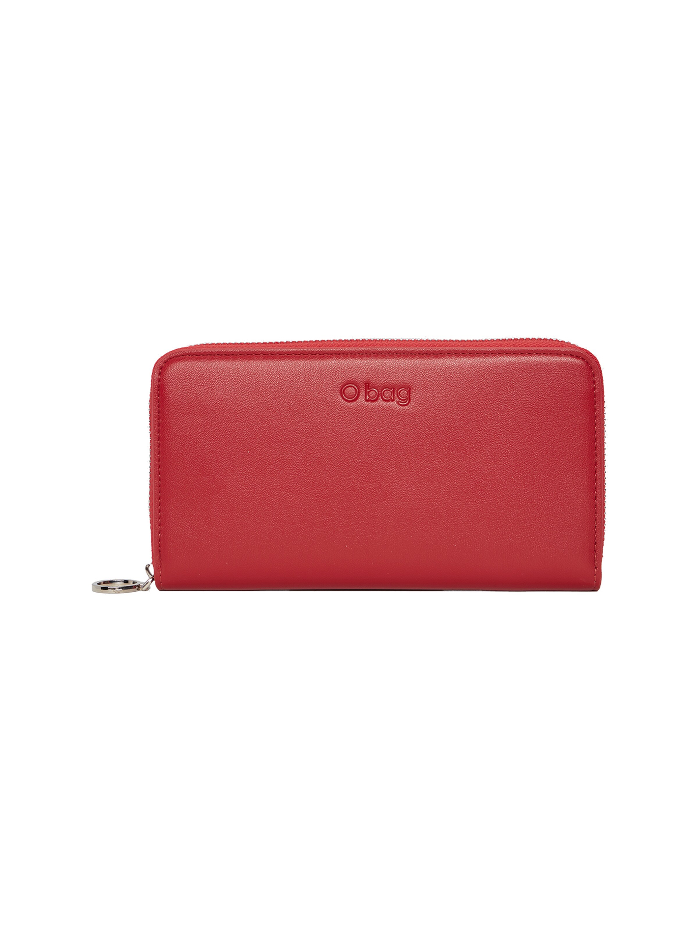 O bag Wallet in Red: front