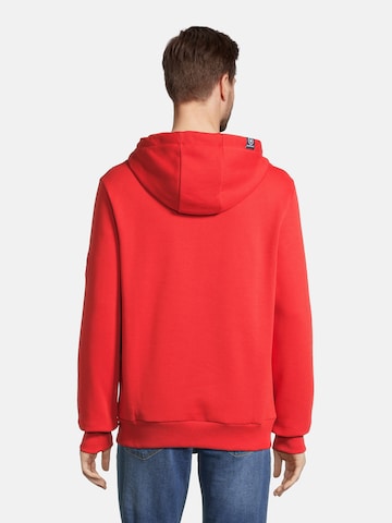 Sweat-shirt 'HEFF' salzhaut en rouge