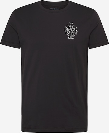 WESTMARK LONDON - Camiseta 'Ine Nature' en negro: frente
