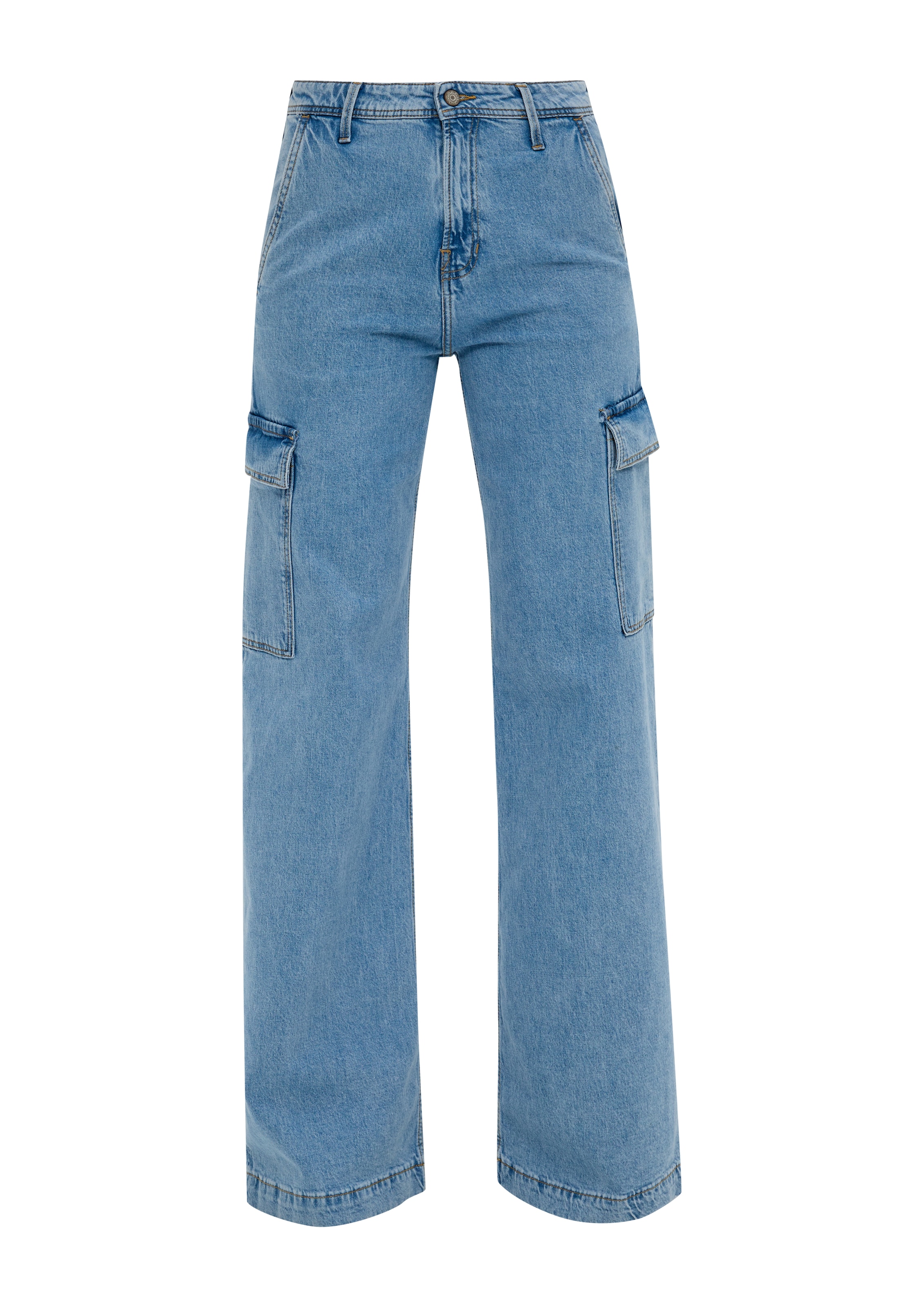 s.Oliver Wide Leg Jeans 'Suri' in Blau: Vorderseite