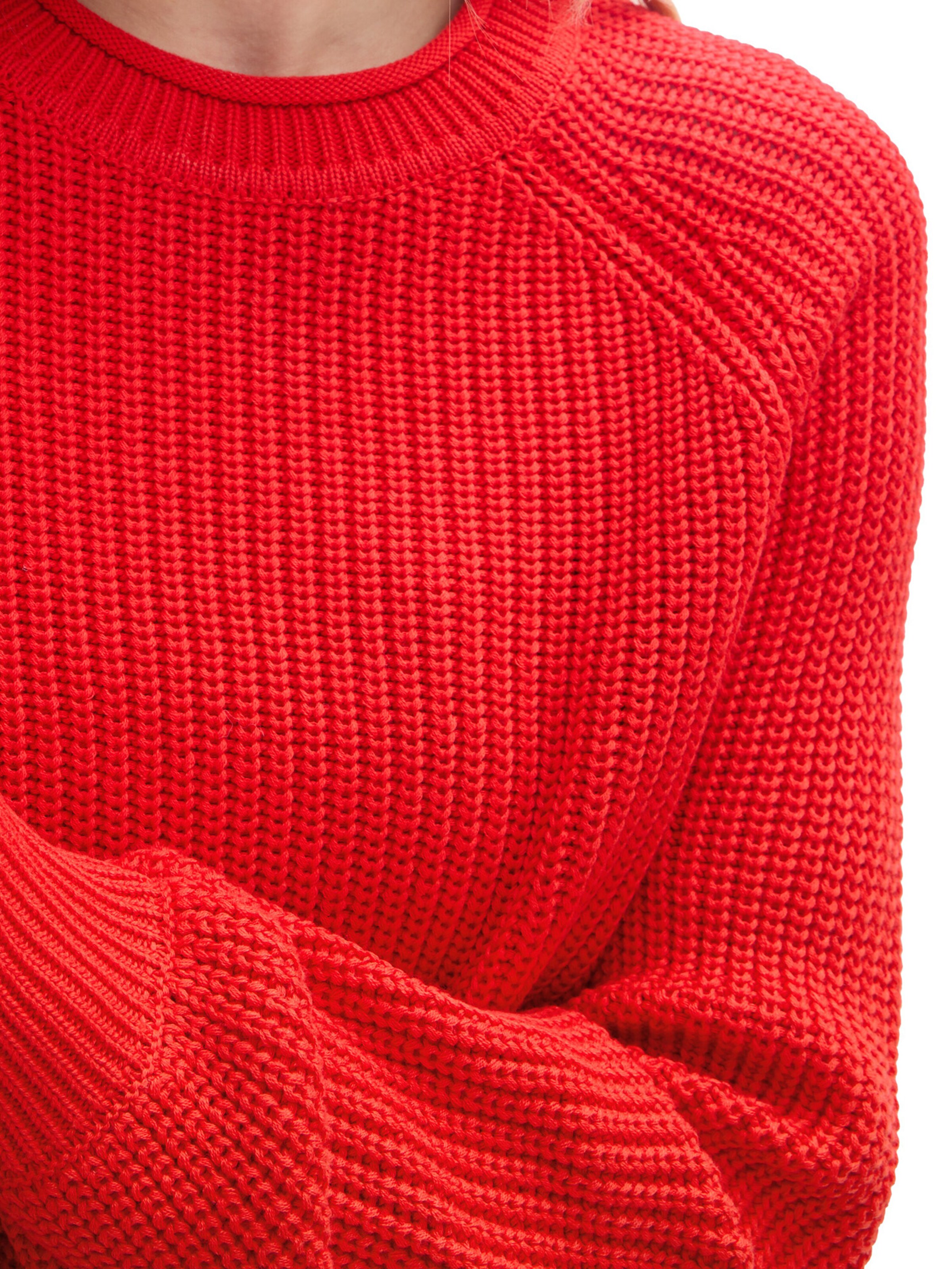 TOM TAILOR DENIM Kampsun, värv punane