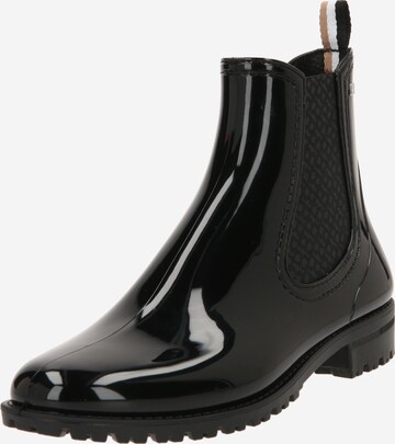 BOSS Rubber Boots 'Martha' in Black: front