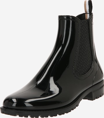 BOSS Black - Botas de lluvia 'Martha' en negro: frente