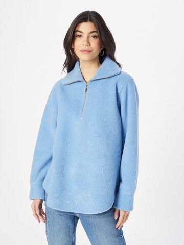 Sweat-shirt Rich & Royal en bleu : devant