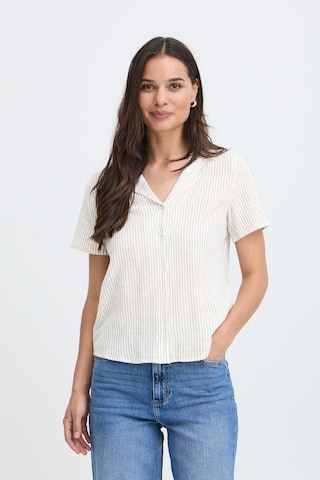 b.young - Camiseta en beige: frente