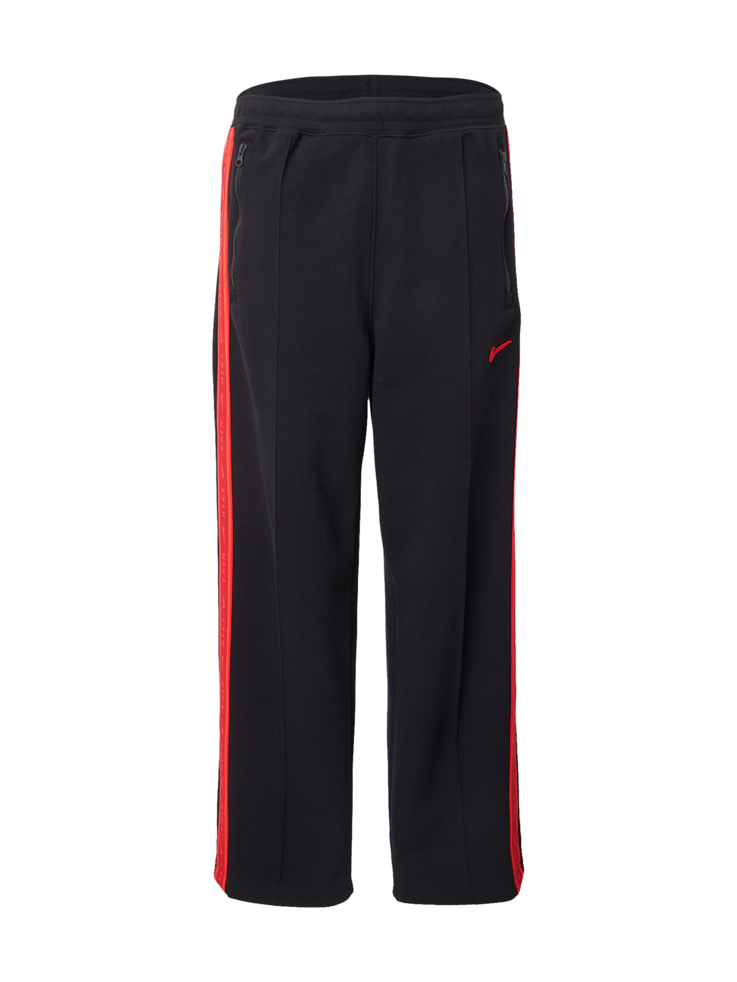 Nike Sportswear Loosefit Παντελόνι σε μαύρο: μπροστά