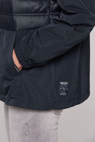 Soccx Between-Season Jacket in Blue
