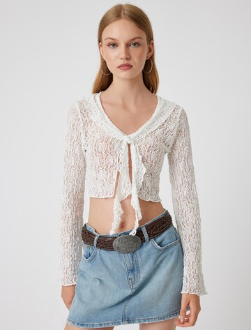 Koton Blouse in Beige: voorkant