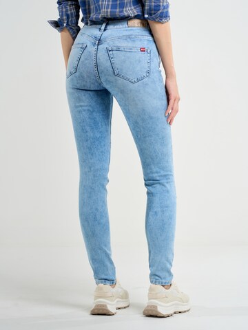 BIG STAR Skinny Jeans 'Adela' in Blauw