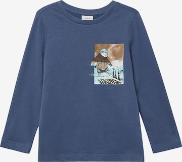 T-Shirt s.Oliver en bleu : devant