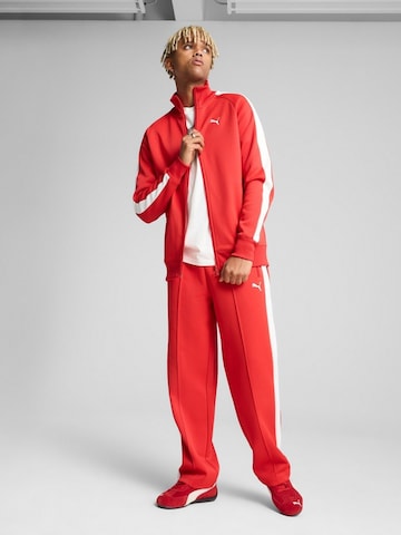 PUMA - Chaqueta deportiva 'Puma T7 Always On Track Jacket' en rojo