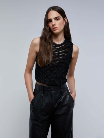 Scalpers Knitted top in Black