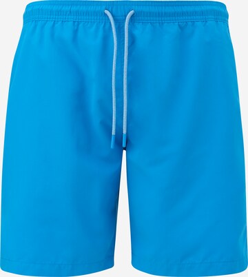 s.Oliver Men Big Sizes Board Shorts in Blue: front
