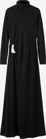 MANGO Knit dress 'ANA' in Black: front