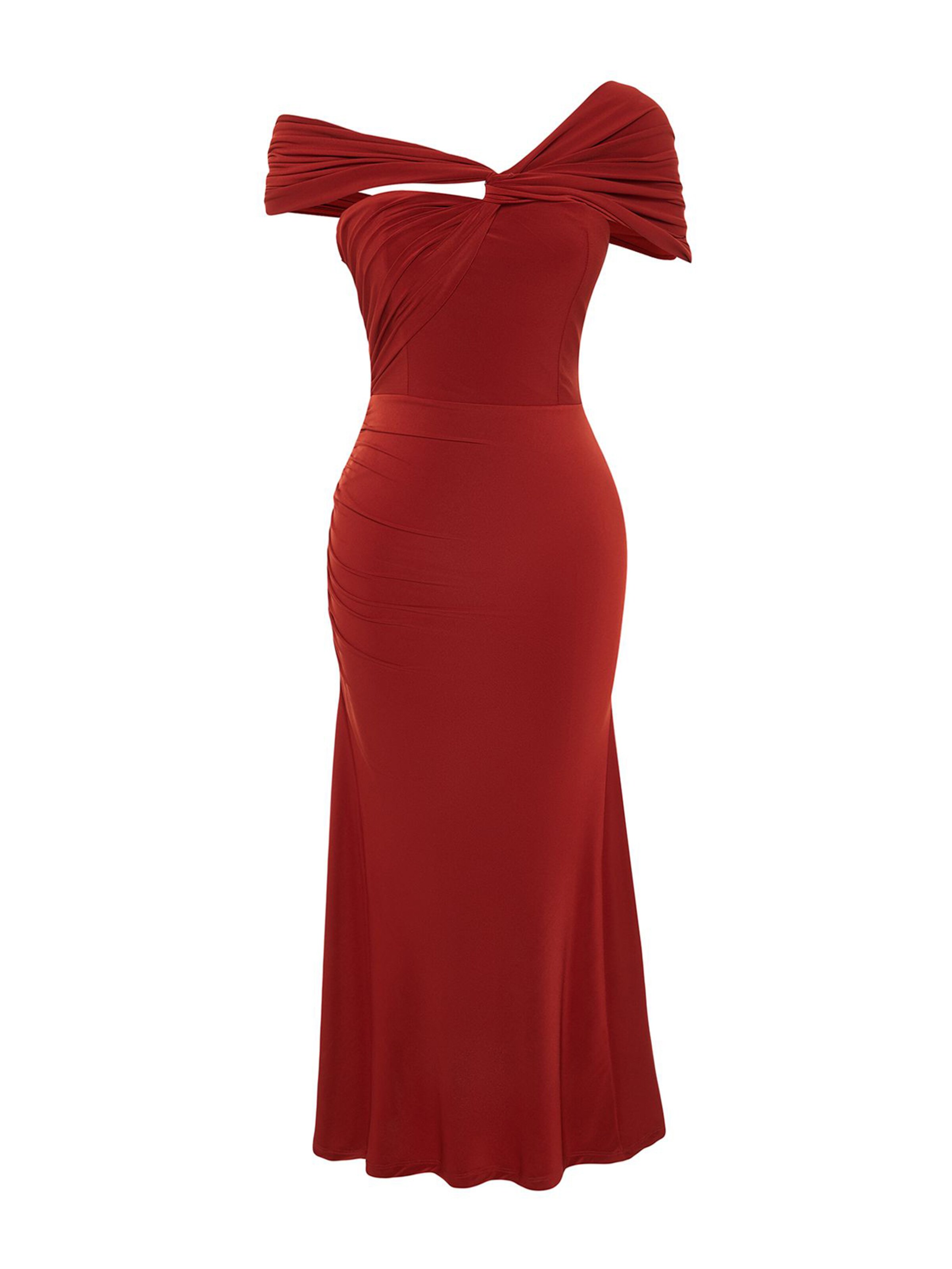 Trendyol Φόρεμα σε κόκκινο: μπροστά