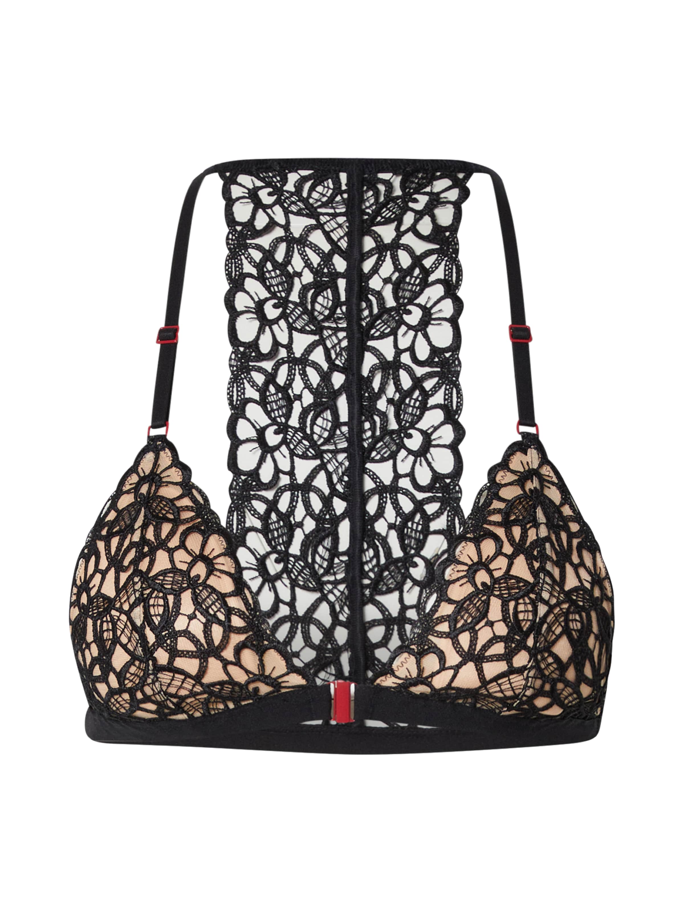 Triangolo Reggiseno di Scandale éco-lingerie in nero: frontale