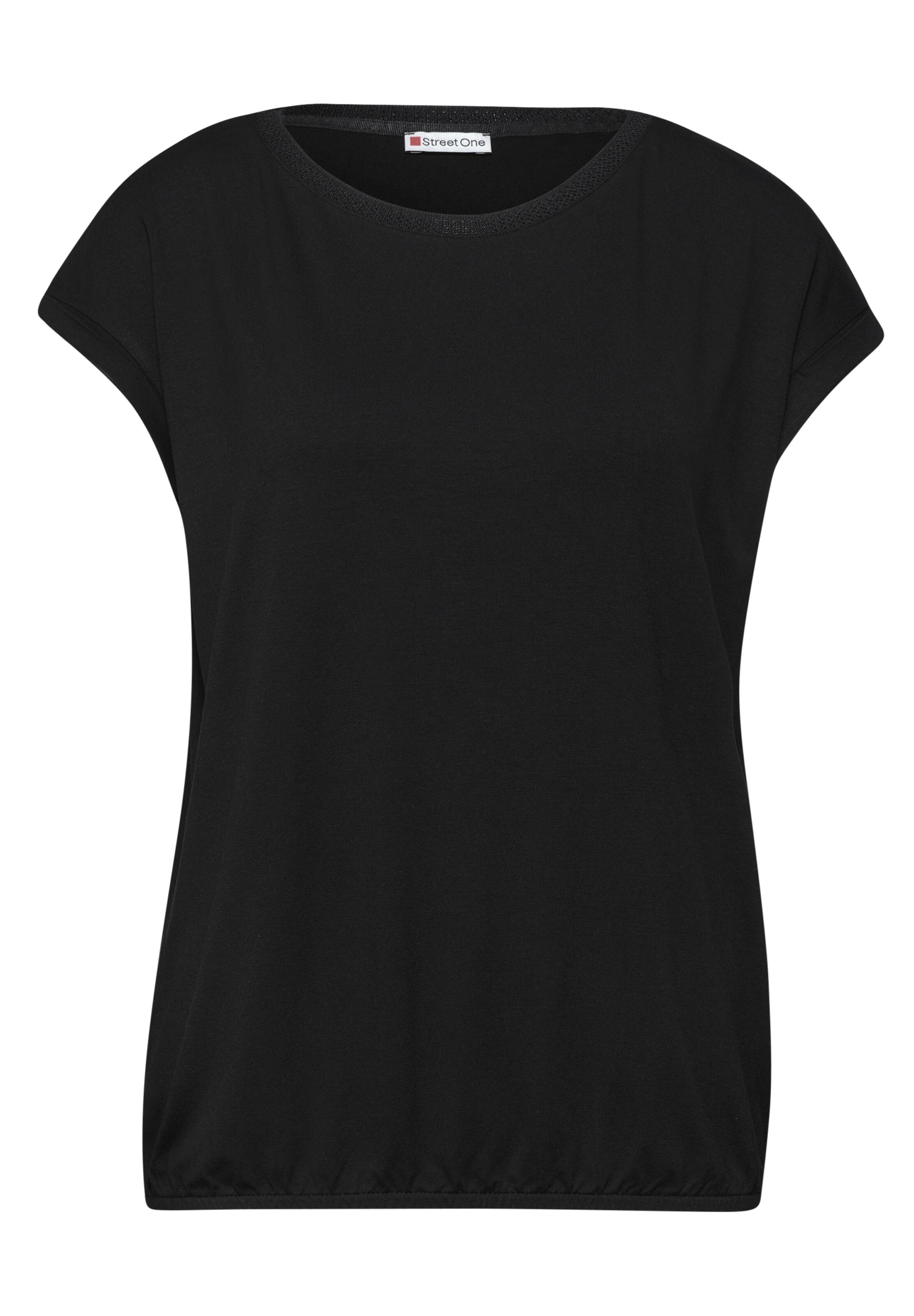 STREET ONE Shirt in Black: front