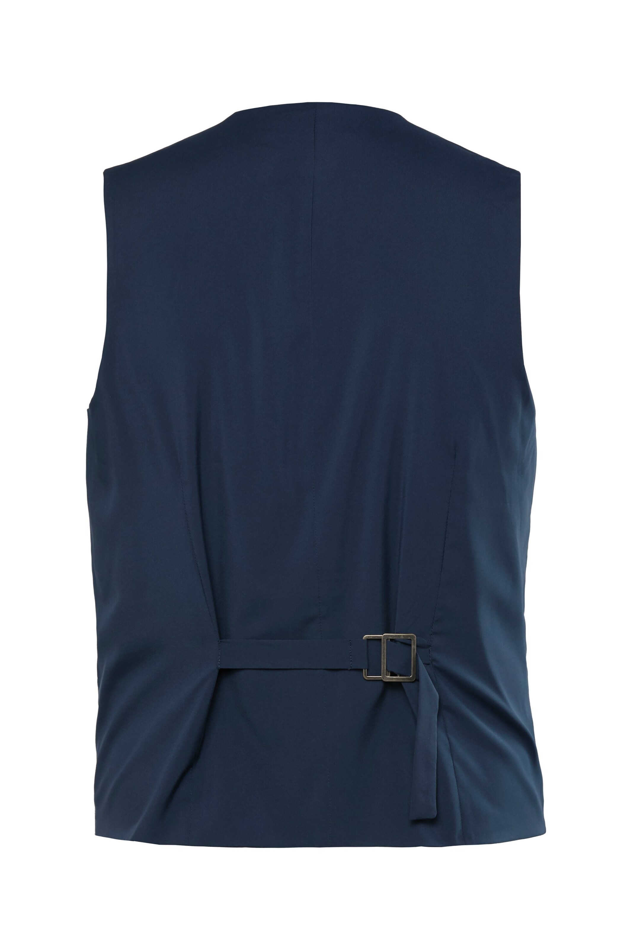 Men Plus Weste in Blau