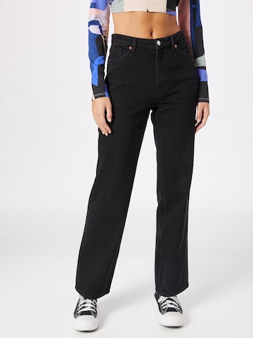 Monki Regular Jeans i svart: forside