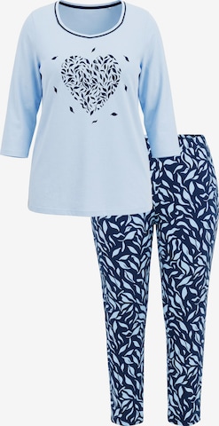 Ulla Popken Pajama in Blue: front