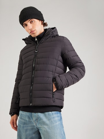 Geacă de primăvară-toamnă 'Fuji' de la Superdry pe negru: față