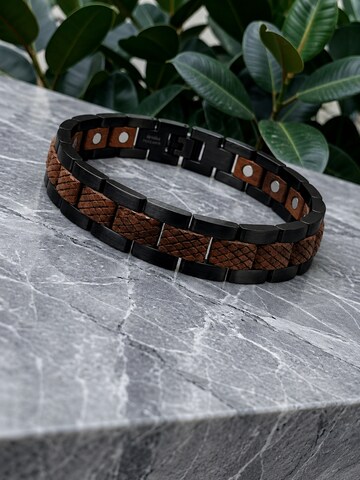 Holzwerk - Pulsera 'LANGESEE' en marrón
