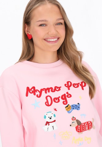 Sweat-shirt 'Pop' MYMO en rose