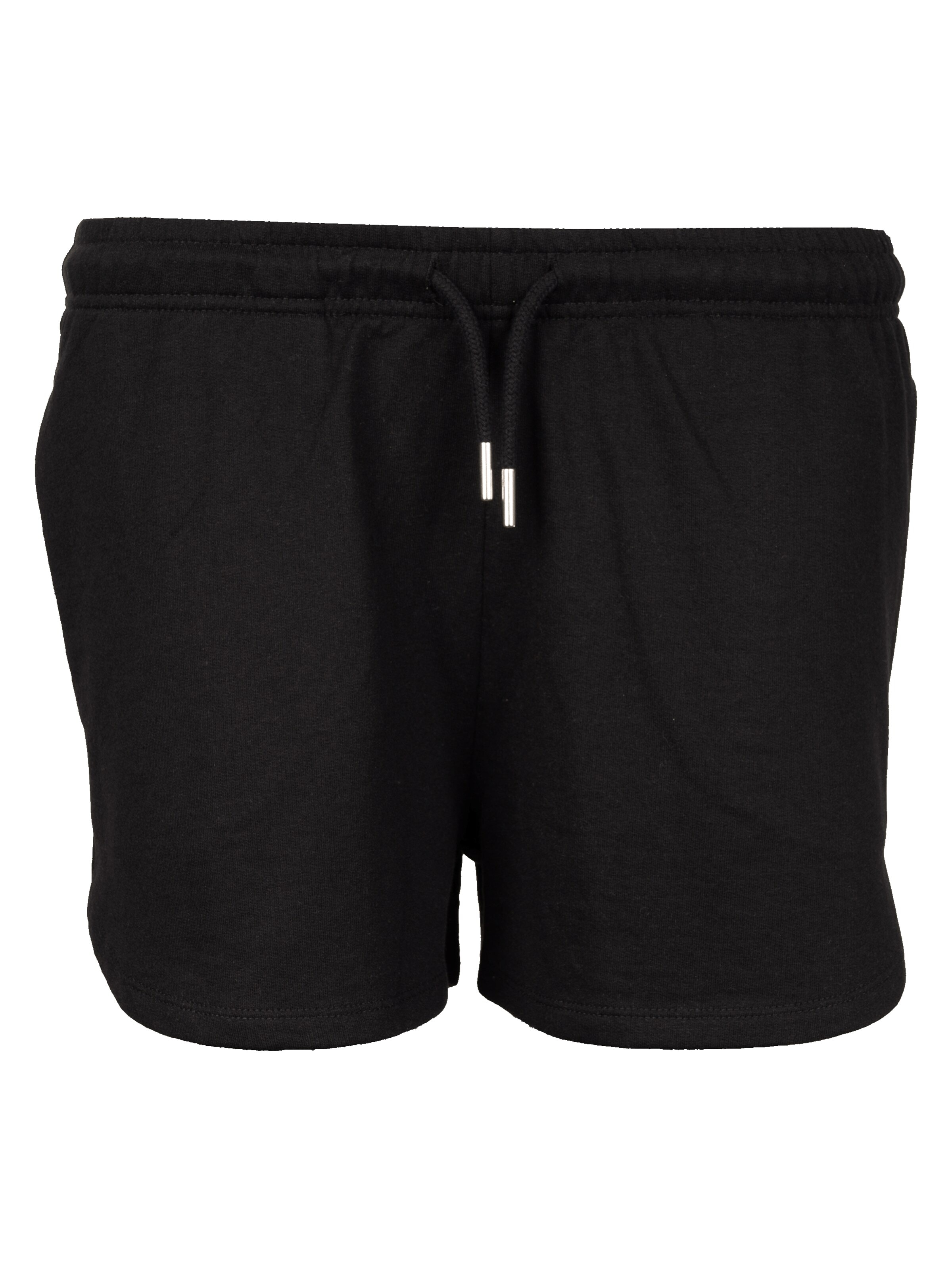Antargo Regular Hose 'Women's Round Edge Shorts'‌‌ in Schwarz: Vorderseite