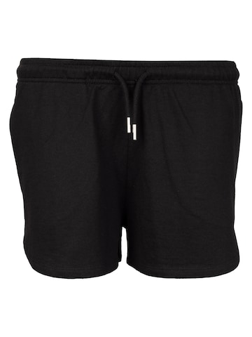 Antargo Regular Pants 'Women's Round Edge Shorts' in Black: front