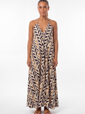 Robe d’été 'Jungle Bloom' Shop Karey en beige
