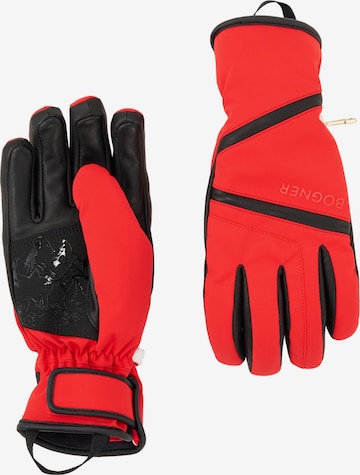 BOGNER Handschuhe 'Hilla' in Rot: Vorderseite