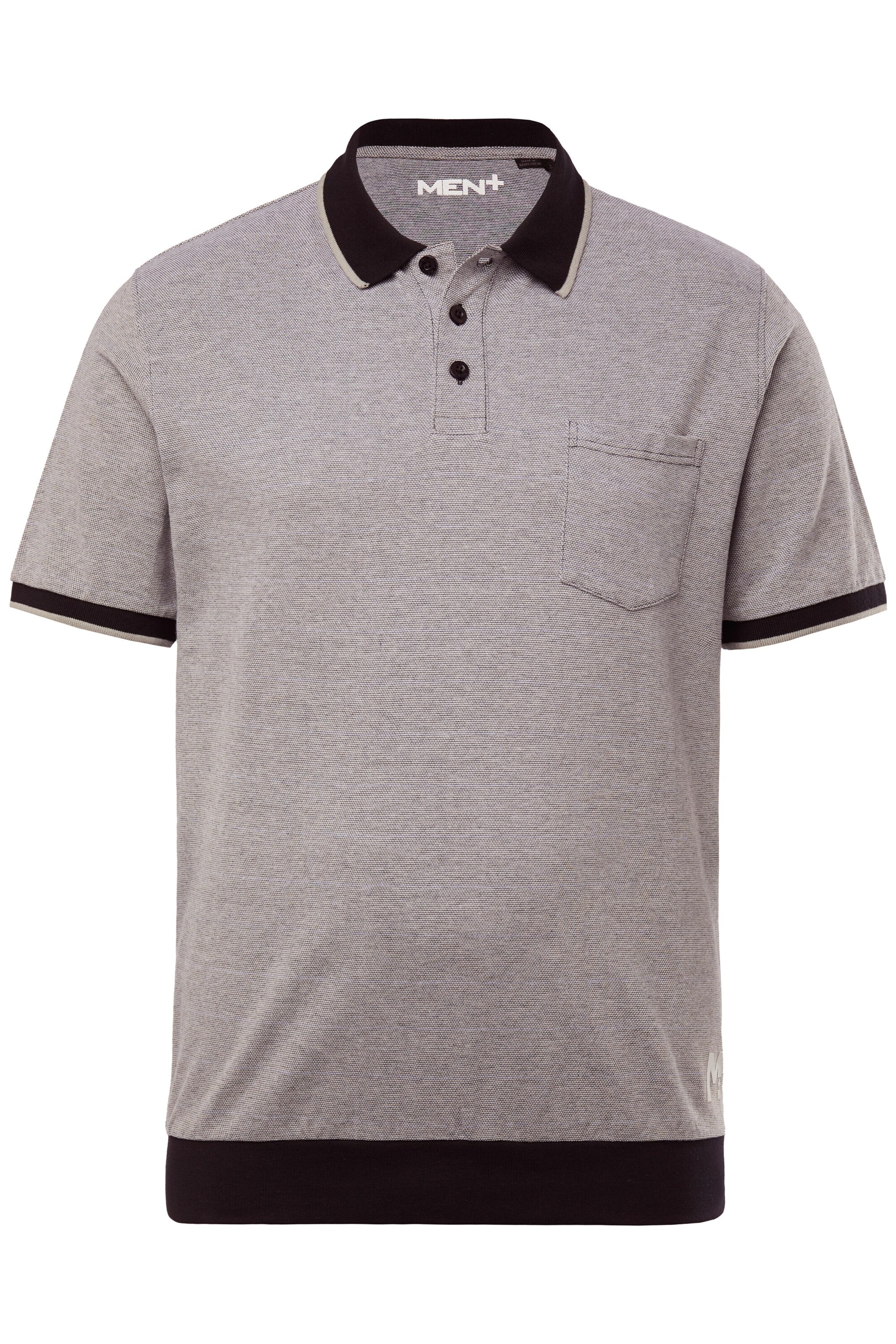 Men Plus Shirt in Beige: front