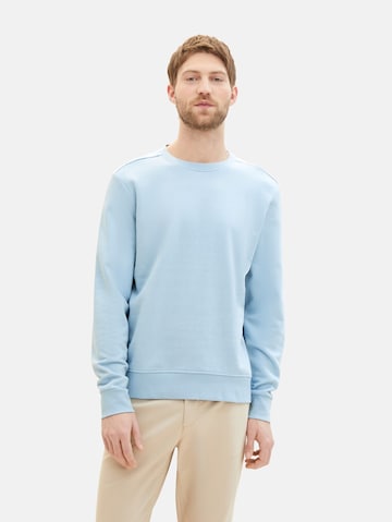 Sweat-shirt TOM TAILOR en bleu : devant