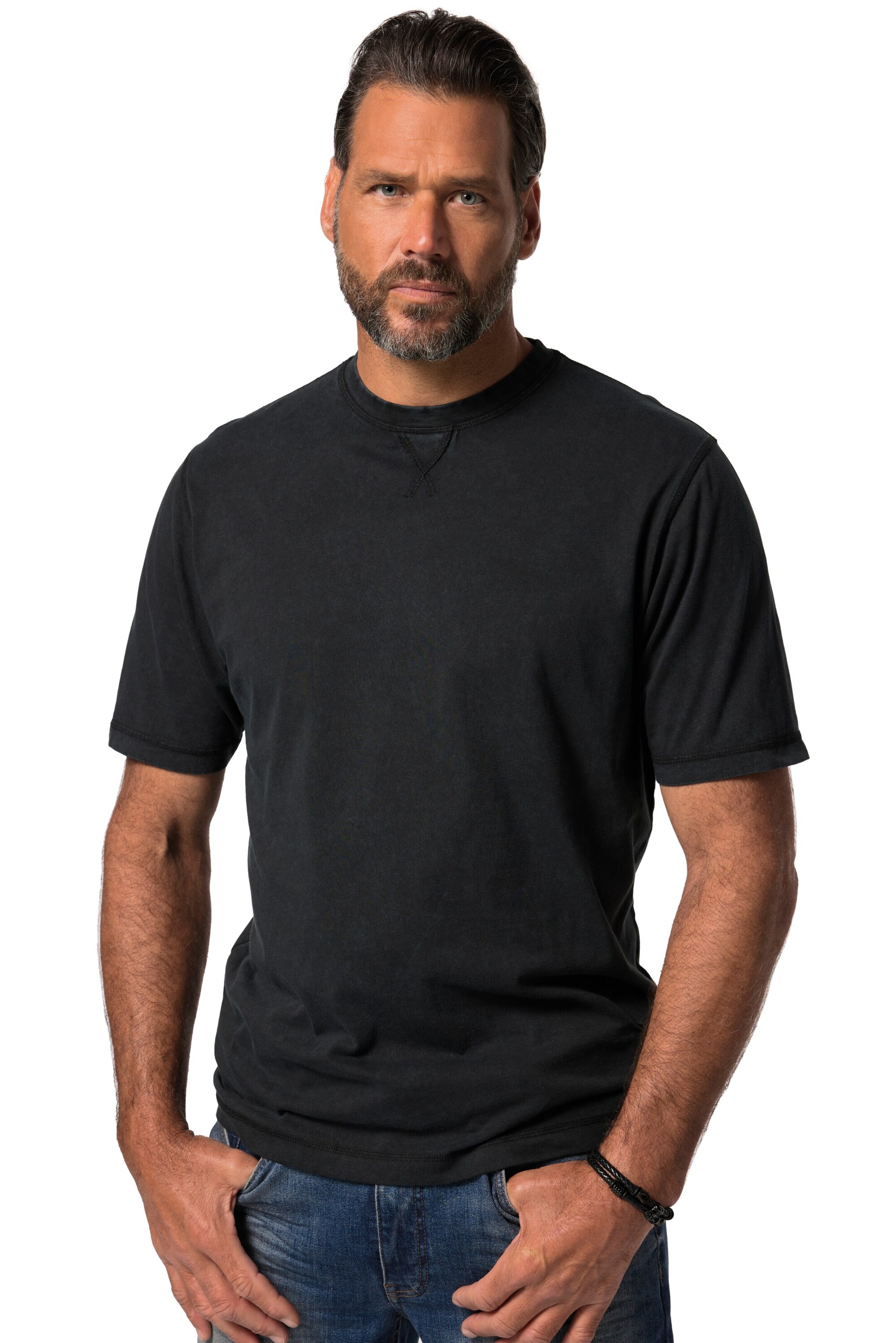 JP1880 Shirt in Black: front