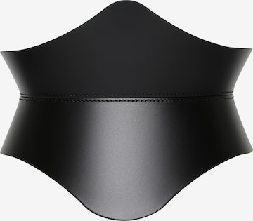 Haute Cuir Gürtel 'Kairo Corset Belt' in Schwarz: Vorderseite