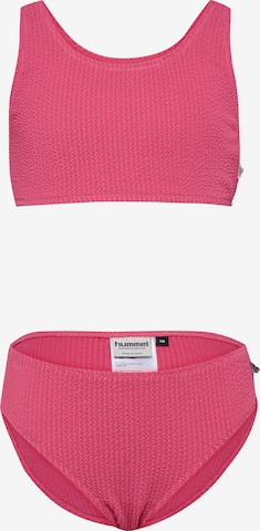 Hummel Bustier Bikini in Pink: Vorderseite
