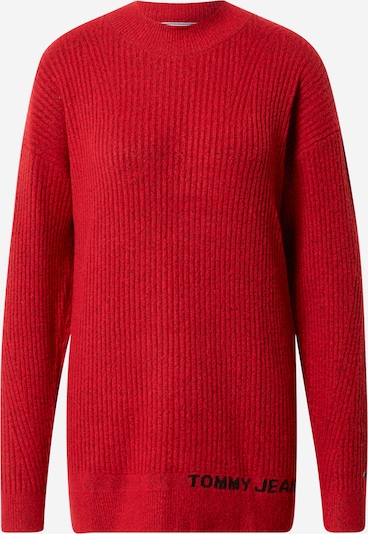 Tommy Jeans Džemperis, krāsa - sarkans, Preces skats