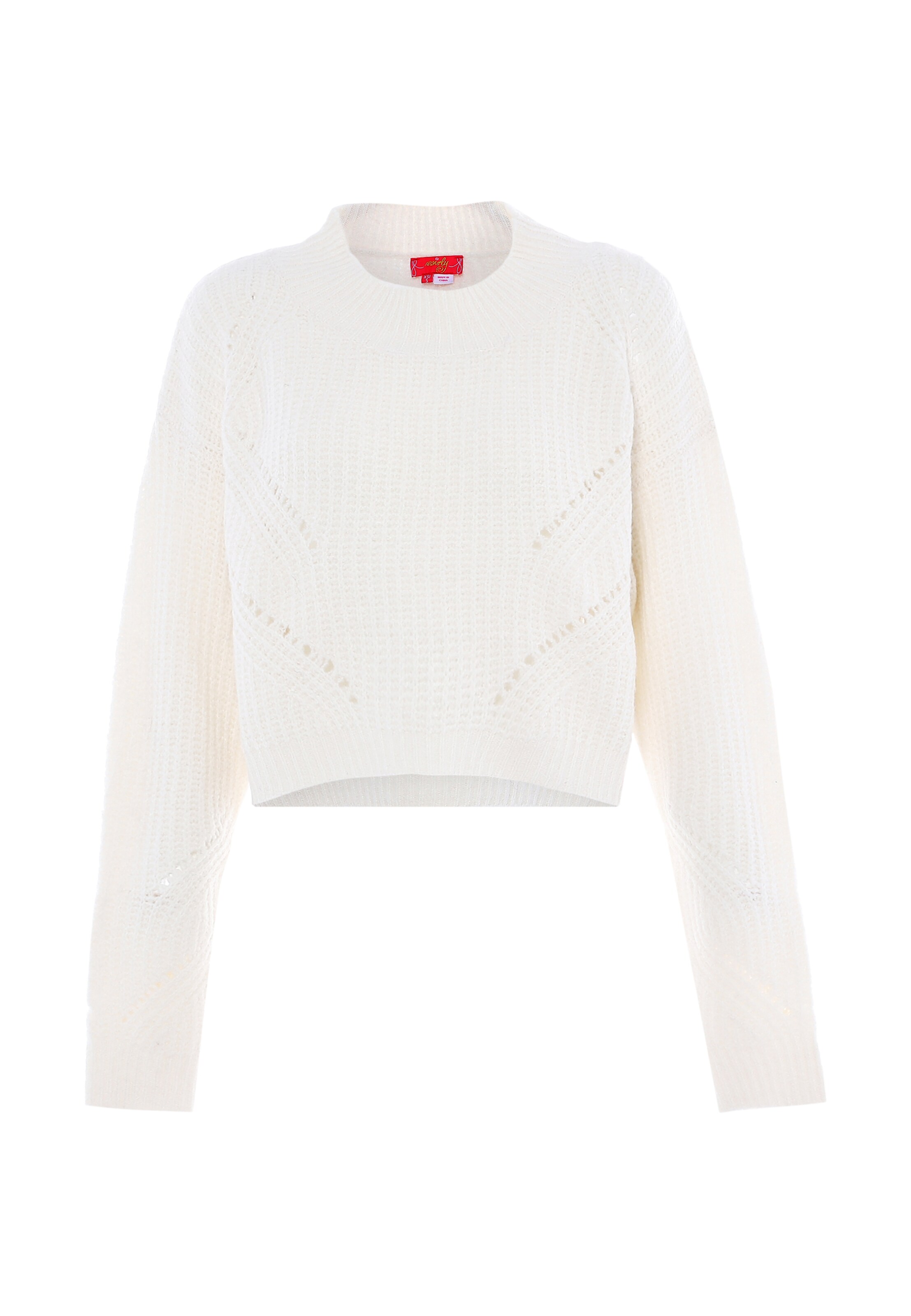 swirly Neulepaita värissä valkoinen: etupuoli