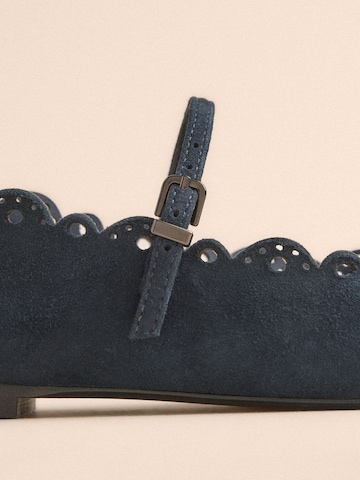 Ballerines à lanières 'Elfie' Next en bleu