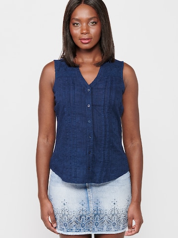 Camicia da donna di KOROSHI in blu