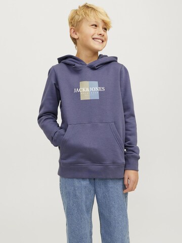 Jack & Jones Junior Sweatshirt 'JORFrederiksberg' in Blauw: voorkant