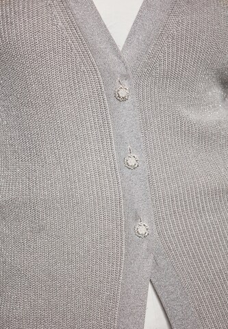 Manteau en tricot NAEMI en gris