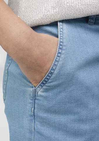 COMMA Wide leg Jeans i blå