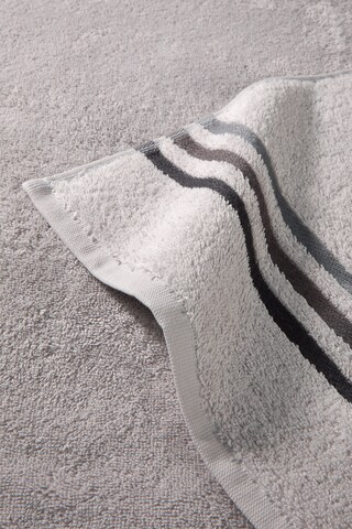 SCHIESSER Shower Towel 'Skyline Color' in Grey