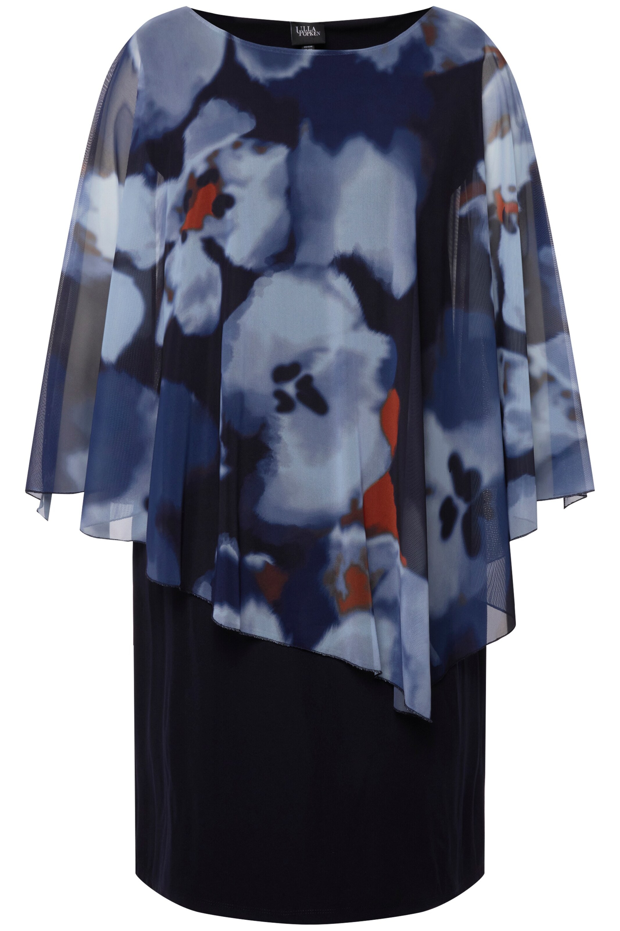 Robe de soirée Ulla Popken en bleu : devant