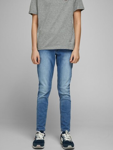 Jack & Jones Junior Slimfit Jeans 'Liam' in Blauw: voorkant