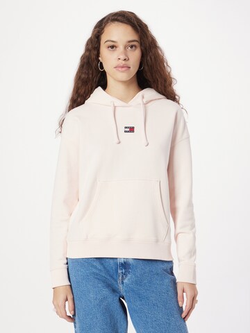 Tommy Jeans Sweatshirt i rosa: framsida